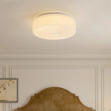 Tyalez Retro Nostalgia Milky White Art Glass Recessed Ceiling Light
