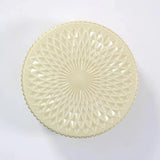 Tyalez Retro Nostalgia Milky White Art Glass Recessed Ceiling Light