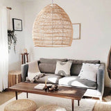 Tyalez Handmade Vintage Rattan Bamboo Pendant Light