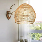 Tyalez Handmade Vintage Rattan Bamboo Pendant Light
