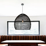 Tyalez Handmade Vintage Rattan Bamboo Pendant Light