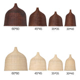 Tyalez Hand Rattan Basket Dining Room Pendant Light