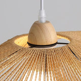 Tyalez Handwoven Bamboo Simple Pendant Light