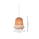 Tyalez Bohemian Creative Tassel Handmade Hemp Rope Pendant Light