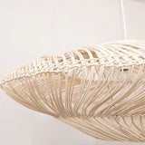 Tyalez Creative Rattan Flying Saucer Ceiling Light