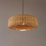Tyalez Woven Rattan Pendant Lighting Countryside Style
