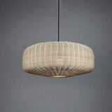 Tyalez Woven Rattan Pendant Lighting Countryside Style