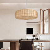 Tyalez Woven Rattan Pendant Lighting Countryside Style