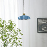Tyalez Nordic Modern Flower Glass Pendant Light