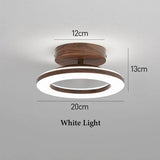 Acrylic Round LED Ceiling Light For Hallway Entrance