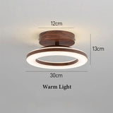 Acrylic Round LED Ceiling Light For Hallway Entrance