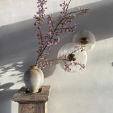 Tyalez Modern Sipmple Round Alabaster Wall Light