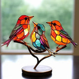 Tyalez Chic Acrylic Painted Bird Table Lamp