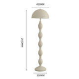 Tyalez Medieval Mushroom Metal Designer Standing Lamp
