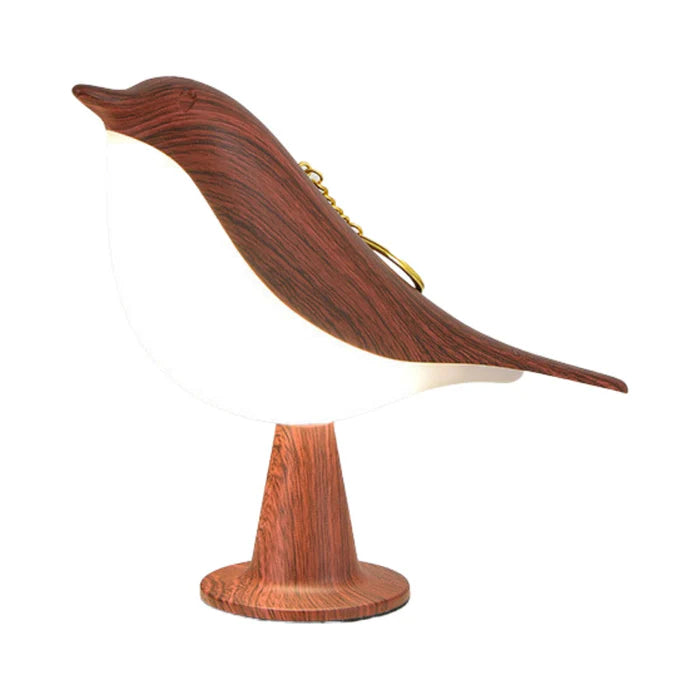 Tyalez Chic Wooden Bird Table Lamp