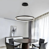 Modern Round Ring Linear Pendant Light