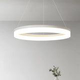 Modern Round Ring Linear Pendant Light