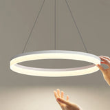 Modern Round Ring Linear Pendant Light