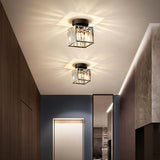 Tyalez Modern Nordic Crystal Glass LED Ceiling Light