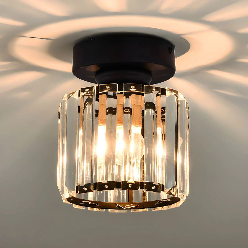Tyalez Modern Nordic Crystal Glass LED Ceiling Light