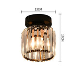 Tyalez Modern Nordic Crystal Glass LED Ceiling Light