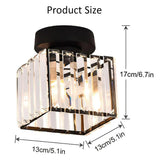 Tyalez Modern Nordic Crystal Glass LED Ceiling Light