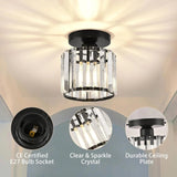 Tyalez Modern Nordic Crystal Glass LED Ceiling Light