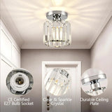 Tyalez Modern Nordic Crystal Glass LED Ceiling Light