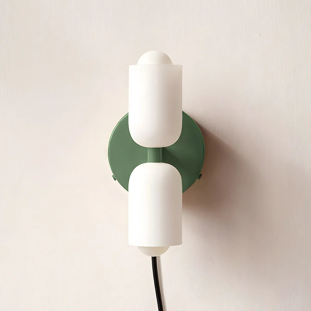 Tyalez Creative Candle Shape Double Head Wall Lamp