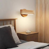 Tyalez Nordic Rotatable LED Wooden Wall Light