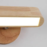 Tyalez Nordic Rotatable LED Wooden Wall Light