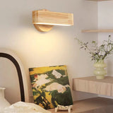 Tyalez Nordic Rotatable LED Wooden Wall Light