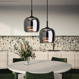 Tyalez Modern Black Glass Pendant Light