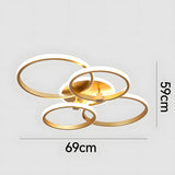 Tyalez Multi-head Living Room LED Ceiling Lights