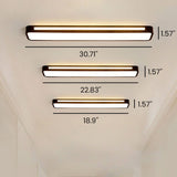 Tyalez Modern Nordic Minimalist Long LED Dimmable Ceiling Lighting