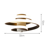 Tyalez Nordic Spiral LED Corridor Ceiling Light