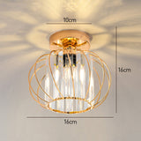 Tyalez Nordic Simple Globular Glass Hallway Pendant Lighting
