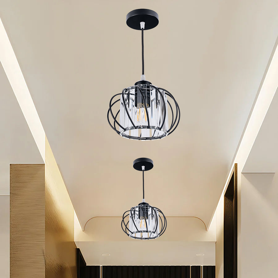 Tyalez Nordic Simple Globular Glass Hallway Pendant Lighting