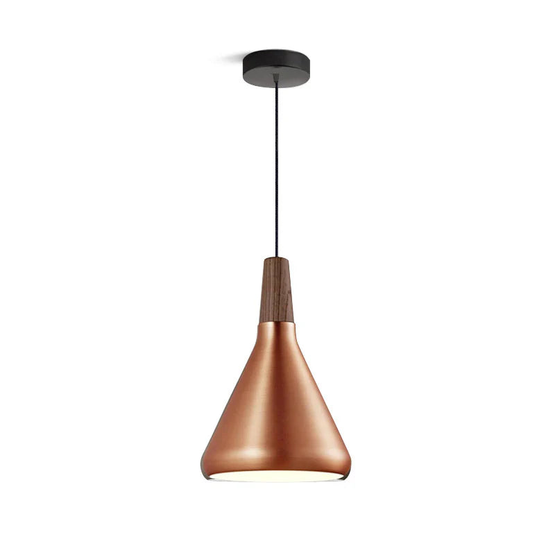 Nordic Creative Wooden Simple Bedroom Dining Room Chandelier