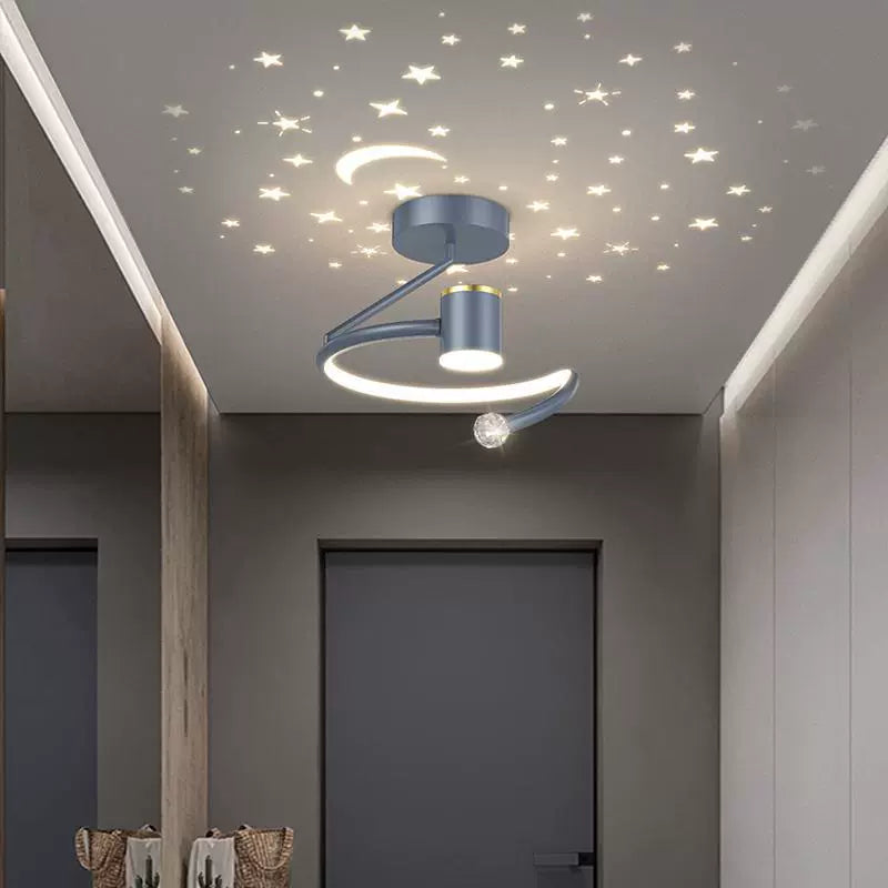 Tyalez Modern LED Star Dimming Pendant Light（three-colour changeable light）