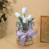 Tyalez 2025 New Crystal Floral Table Lamp