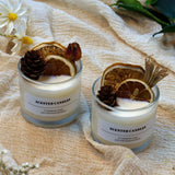 Perfume Glass Dried Flower Scented Candle