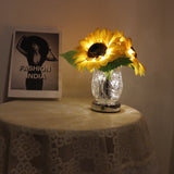 Tyalez 2025 New Crystal Sunflower Table Lamp