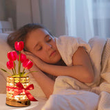 Tyalez 2025 New Crystal Tulip Table Lamp