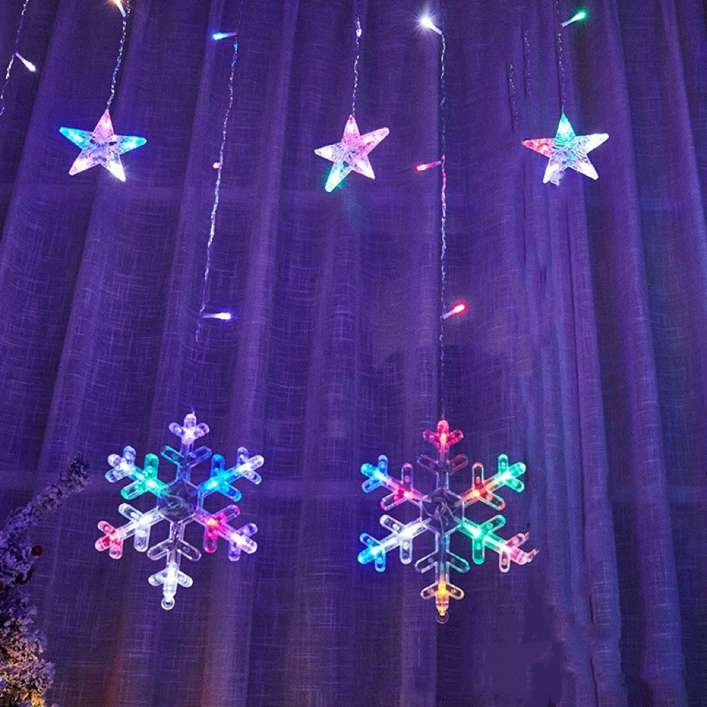 Tyalez LED Curtain Lights（For Ramadan, Wedding, Birthday, Graduation, Party，Garden Decorations)