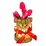 Tyalez 2025 New Crystal Floral Table Lamp
