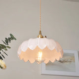 Tyalez Chic Glass Flower Pendant Lamp