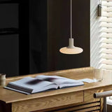 Nordic Minimalist Cream Glass Chandelier – Modern Bedroom Lamp