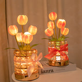 Tyalez 2025 New Crystal Tulip Table Lamp