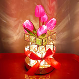 Tyalez 2025 New Crystal Floral Table Lamp